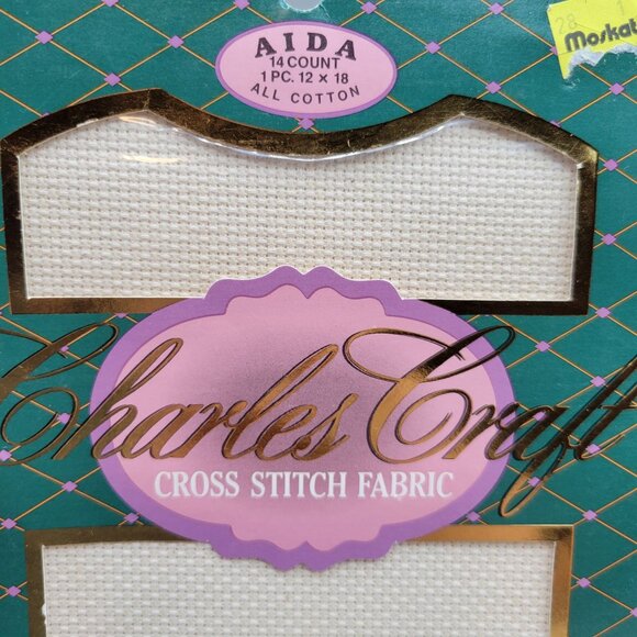 Aida 14 Count Lot of 7 Cross Stitch Fabric Cotton Asst Colors 12 x 18 Each - Picture 7 of 11
